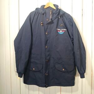Vintage racing Navy Blue Men's Jacket